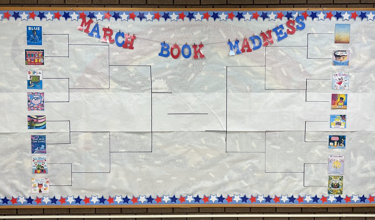 2023 March Book Madness!  Which book will win? Predictions? <a href="/MWESchool/">Errickson School</a> #marchbookmadness