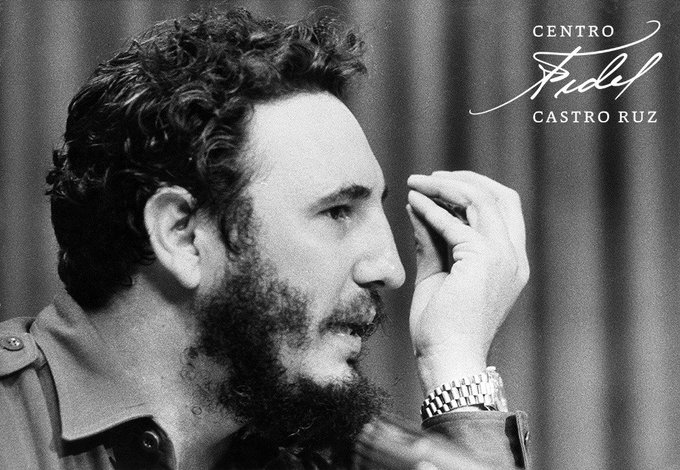"hemos luchado y seguiremos luchando cada uno de nosotros, mientras tengamos un átomo de energía, pero la obra no es obra solo nuestra, la obra no podrá ser obra solo de esta generación; la Revoluc. tendrá que ser, sobre todo, obra de la generación q surge" FIDEL #MejorEsPosible