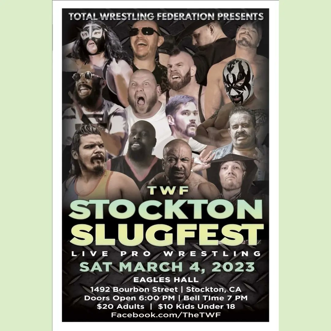 CjDirt's tweet photo. Got a double barrel shotgun blast of shows for yall this weekend! Starting off Saturday In Stockton for @twfwrestling then on Sunday ill be wrasslin on the supershow down in Merced for 
@BlacklistPro
CWA 
BOTW
ACW https://t.co/sIQGrzeh6m