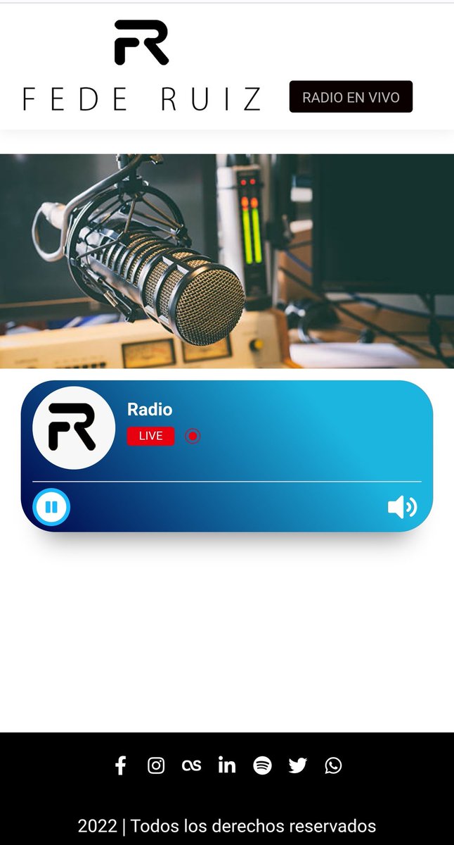 Escucha mi música!! 👇👇👇

federuiz.com.ar/radio/