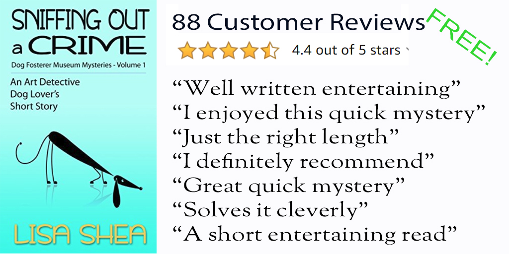 FREE!! 
Cindy thought she was helping a #dog by fostering. 
It was her own life which was made whole. 
First book is set at the <a href="/WorcesterArt/">Worcester Art Museum</a> in <a href="/WorcesterMAInfo/">WorcesterMA</a> 
amazon.com/Sniffing-Out-C… 
#dogs #LGBTQ