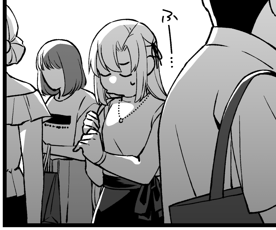 これはさっき見つけたかわいい百合ちゃん(7話)
口の形は完全にのんのんびよりの影響