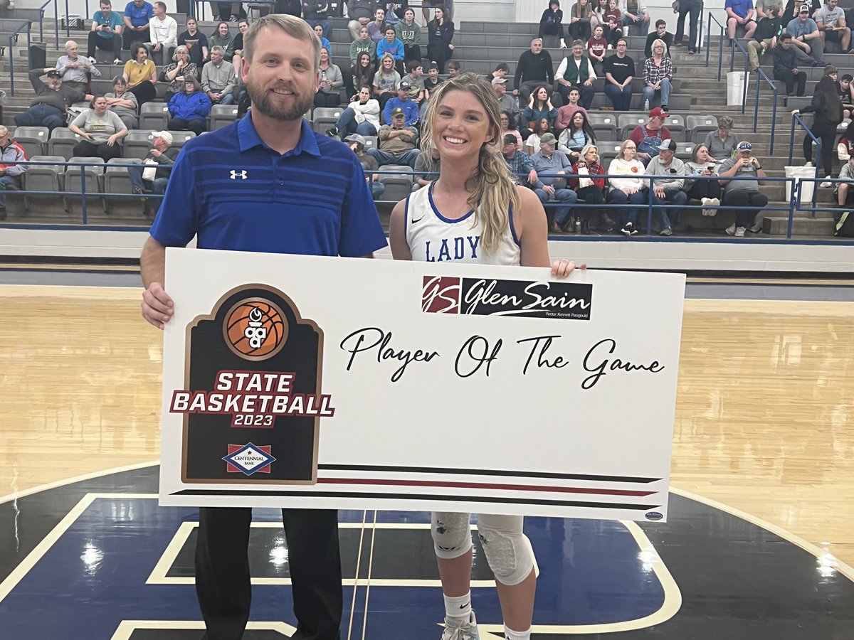 2A State Tournament @ Rector 

Player of the Game 
Bree McCrotty from Hector