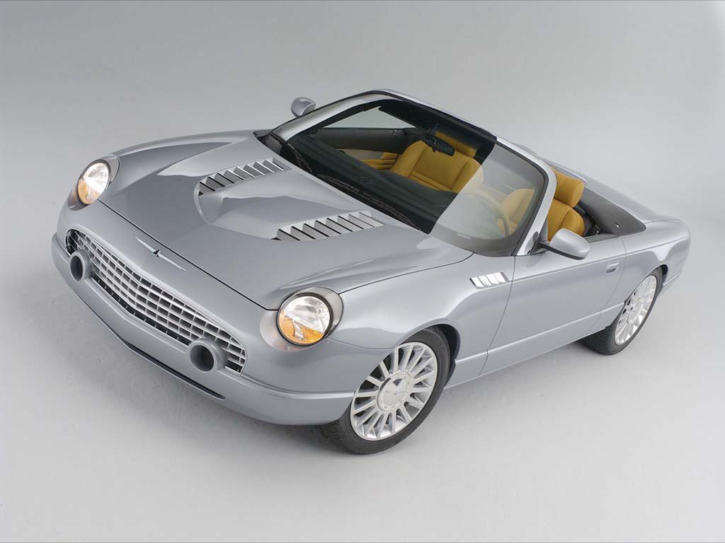 brandon_rotundo's tweet photo. @TamerlaneBlog Ford Thunderbird Supercharged concept. Not too different than a regular Thunderbird aesthetically but it did have a 390hp supercharged version of the 3.9 liter V8. Would’ve been awesome https://t.co/Kh7C9Xnxga