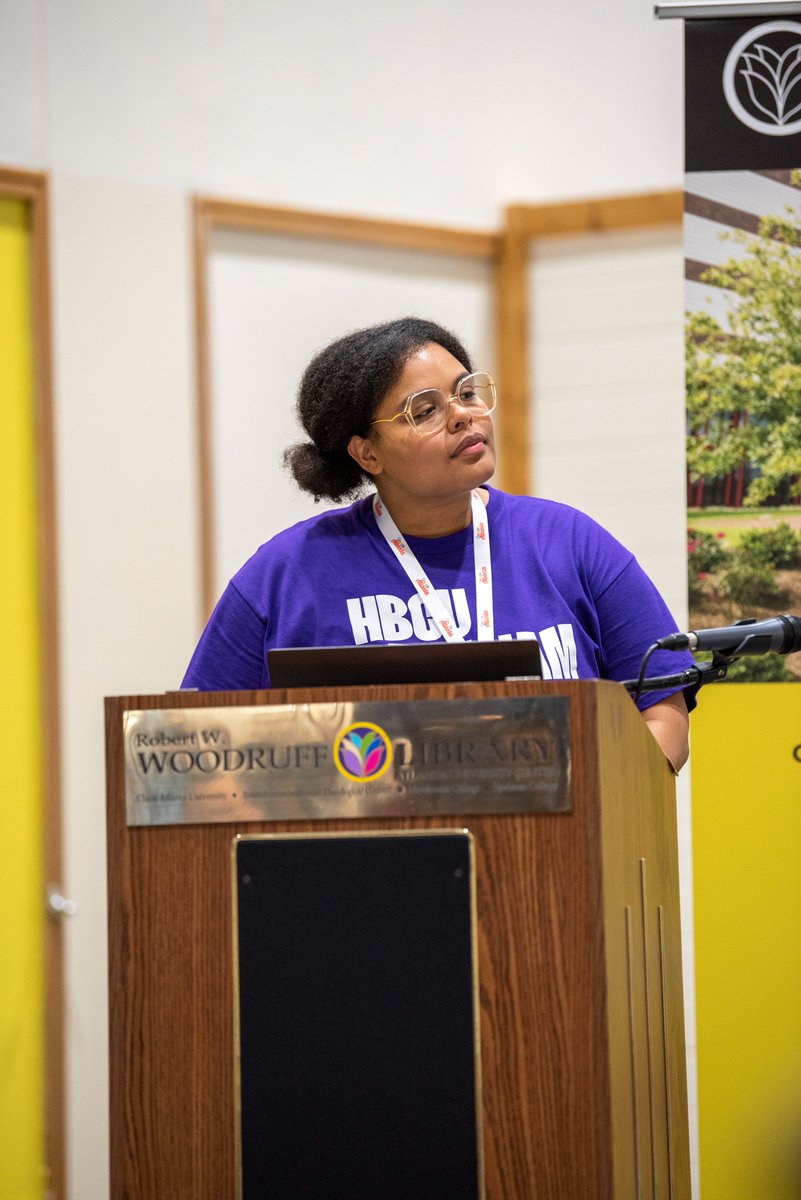SpelmanPres's tweet photo. Congratulations to the student gamers who participated in our inaugural HBCU Game Jam. Students from HBCUs nationwide participated in a 24-hour hackathon competition to build their own video games. @SpelmanIL co-director Jaycee Holmes, C'2016, led the dynamic effort. https://t.co/DwDNxUCuWj