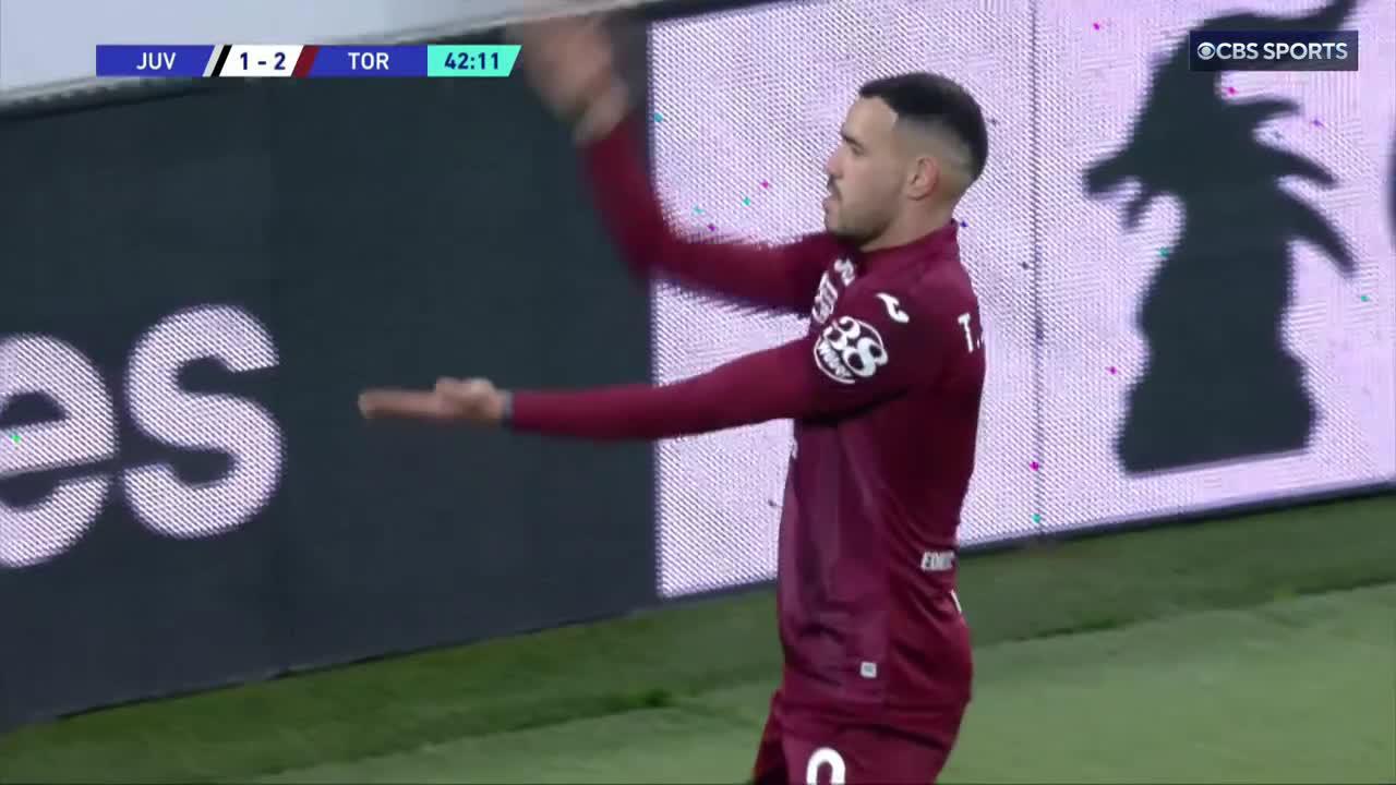 Ivan Ilić  🤝 Antonio Sanabria.

Torino retake the lead, a sharp finish from Antonio Sanabria. 😮‍💨”