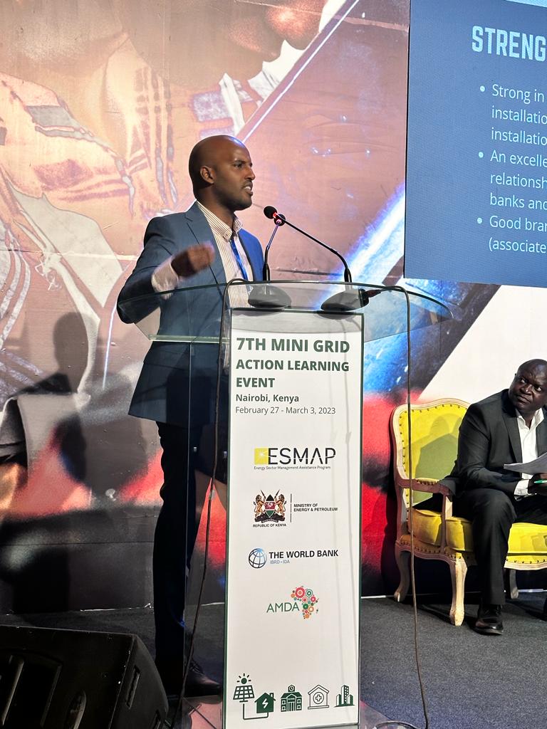 Tamarso252's tweet photo. Very glad to join delegate from @MoEWRSo and @WBG_Energy at #ESMAPminigrids in Nairobi. Tamarso is in for long term MINI-GRIDs development in Somalia. https://t.co/BPO9NlPBJV
