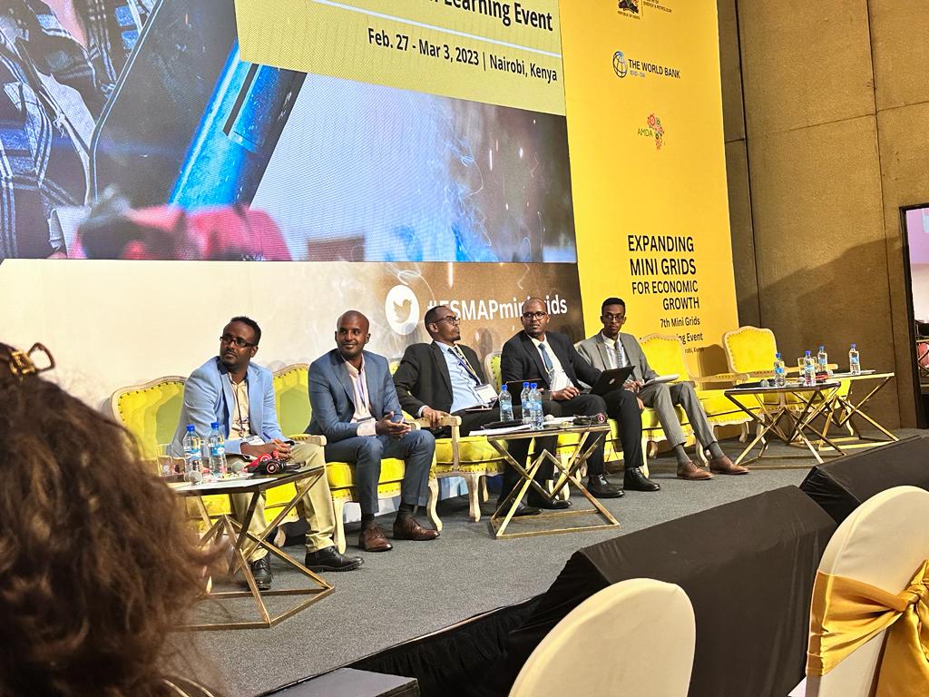 Tamarso252's tweet photo. Very glad to join delegate from @MoEWRSo and @WBG_Energy at #ESMAPminigrids in Nairobi. Tamarso is in for long term MINI-GRIDs development in Somalia. https://t.co/BPO9NlPBJV