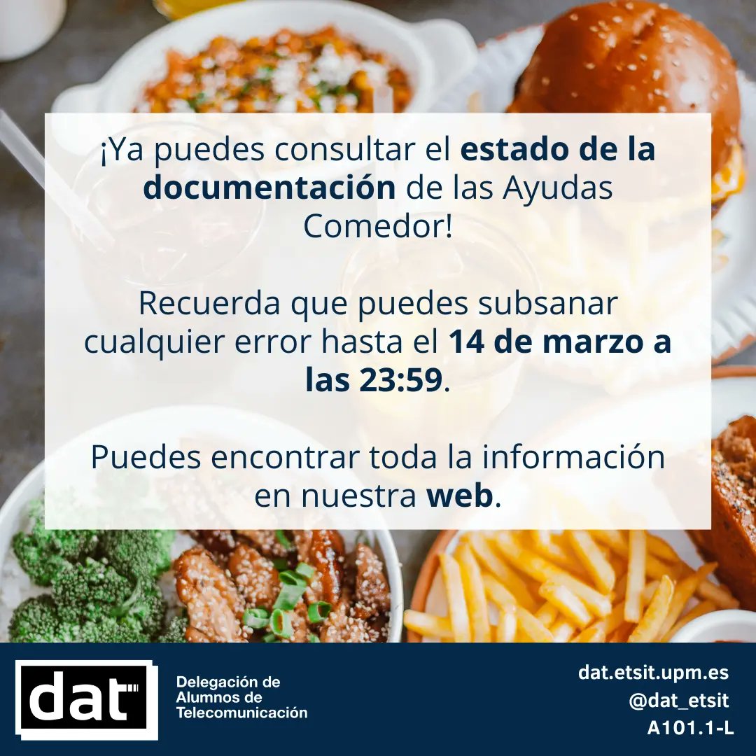 Delegación de Alumnos ETSIT-UPM tweet media