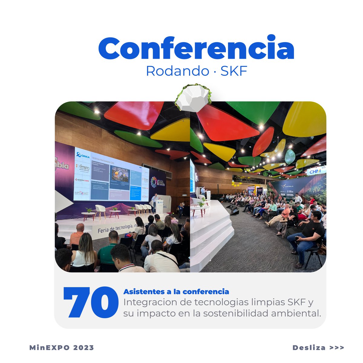a_rodando's tweet photo. La rompimos en MinEXPO 2023 ⚙️💪
.
.
@SKFgroup 
#minexpo2023 https://t.co/NGzrE33lAQ