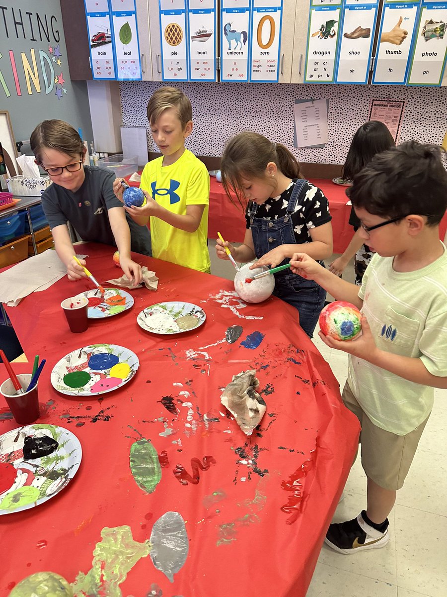 jillmariewil's tweet image. Our 2nd grade GT group has studied the planets and generated a plan for creating their own! They are out of this world with their learning! #RFISD #LOLC