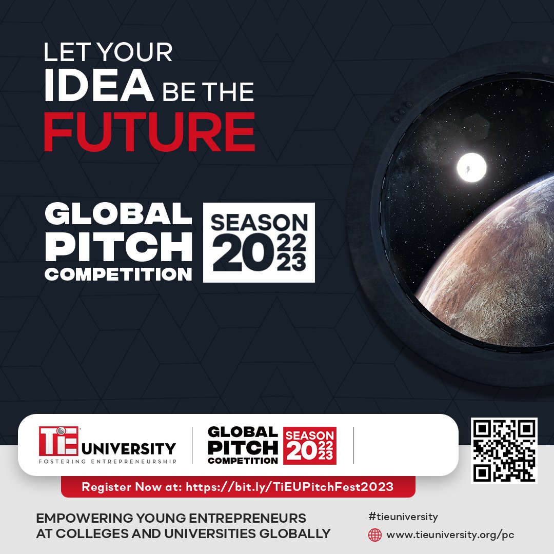 DCTiE's tweet photo. REGISTRATION IS CLOSING THIS FRIDAY! We are calling all teams and startups at the University level to Pitch their ideas. Prizes at local and Global Level, up to $150K. Link in BIO! More info at https://t.co/vbLyLAvn7u #tiedc #tieuniversity #startups #entrepreneurship https://t.co/M305pQLoa5