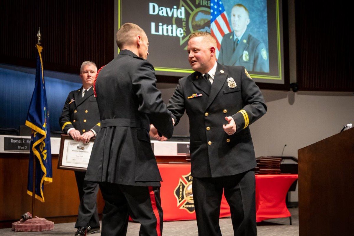 LenexaFire's tweet photo. Here are a few more photos from our awards ceremony along with the program showing all our awards recipients. #lenexa https://t.co/TpxzHJotuN