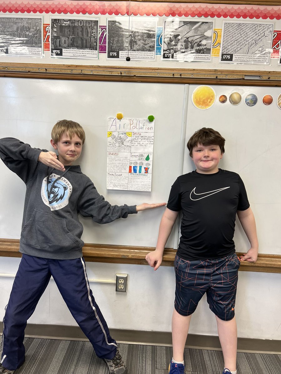 msphillips2021's tweet photo. Our informational posters from research about environmental problems! The kids did a wonderful job presenting their topics and learned MUCH along the way! 🌎 ♻️ https://t.co/oJJoFuvRal