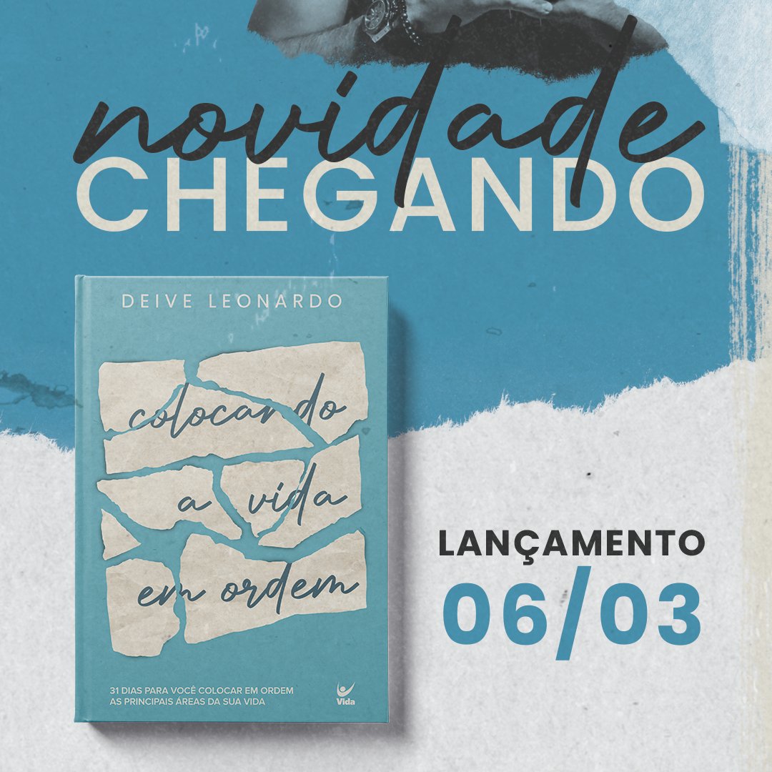 editoravida's tweet photo. O devocional “Colocando a vida em ordem”, está chegando para te ajudar a organizar e transformar em 31 dias, as principais áreas da sua vida. Entender que 100% do que planejamos e fazemos, desde o amanhecer até o anoitecer, deve ser parte da missão que o Senhor nos estabeleceu. https://t.co/oNrCcneR4u