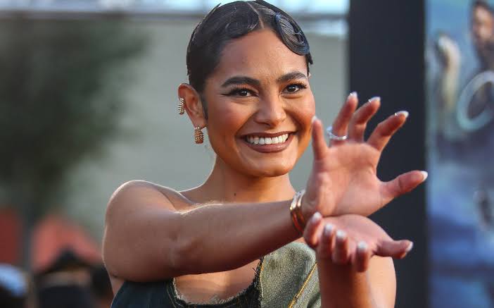 La actriz <a href="/MMabelCadena/">Mabel Cadena</a> #PrietasQueNosInspiran #PoderPrieto 👊🏾👊🏽👊🏿