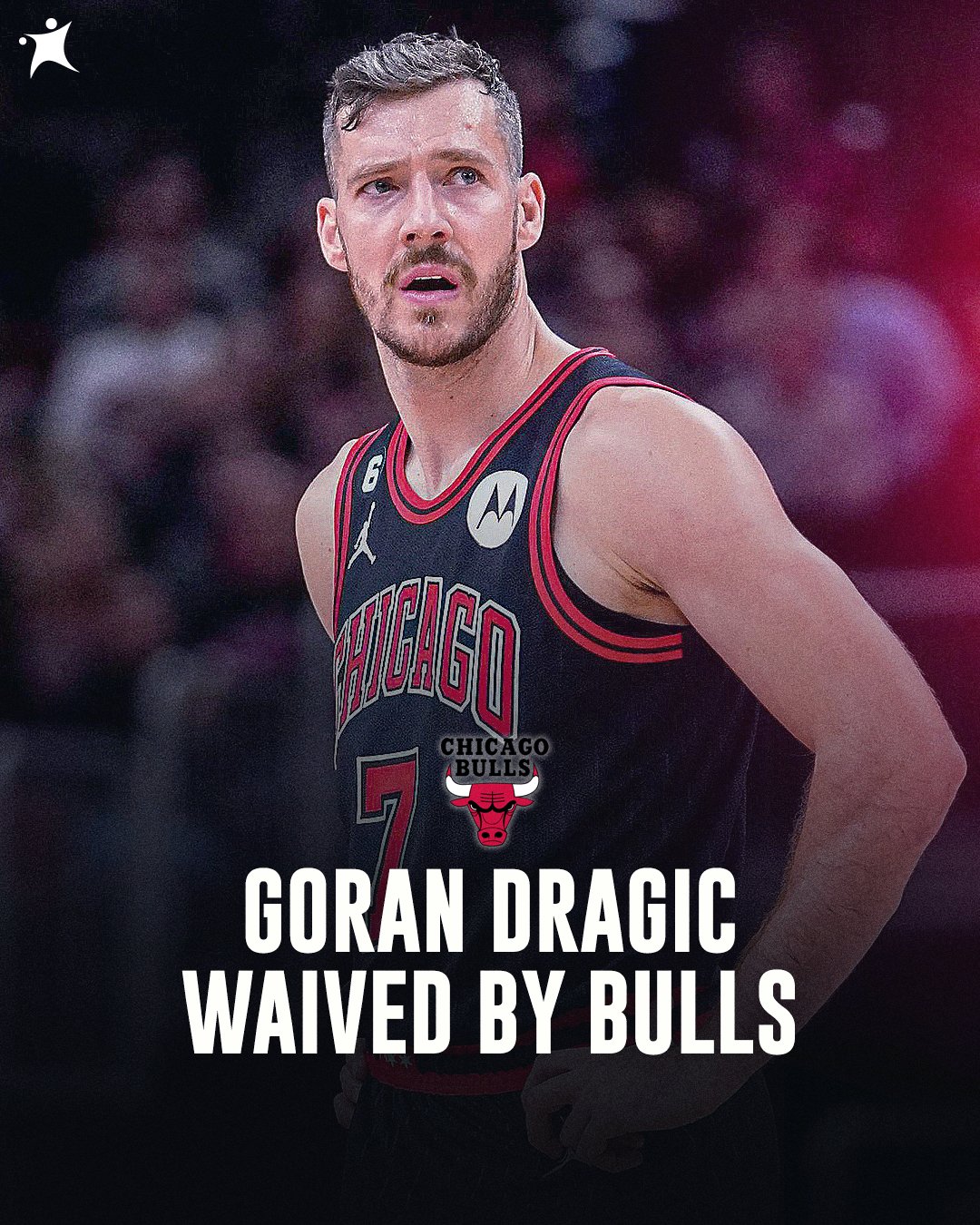 BasketNews on X: The Chicago Bulls have waived guard Goran Dragic, the  team officially announced 👀  / X