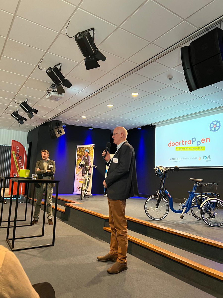 Samen met <a href="/KBOLimburg/">KBO-Limburg</a> en <a href="/limburg/">Provincie Limburg</a> vandaag een  informatieve en inspirerende netwerk bijeenkomst Doortrappen georganiseerd. In 2023 gaan we met gemeenten, KBO-afdelingen, maatschappelijke organisaties en andere partners niet afstappen maar doortrappen. #mvd01 #doortrappen