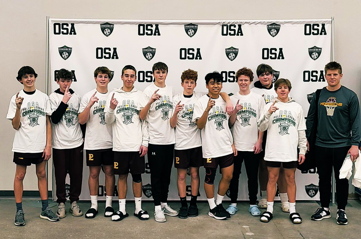 Congrats to the Jr Monarch basketball team who won the 8th grade OSA Gold league championship. Great way for boys to end their basketball season!