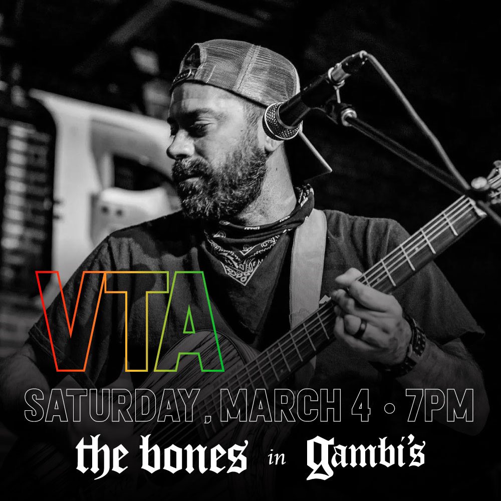 GambisReno's tweet photo. VTA is back this Saturday at The Bones! He has shared the stage with Billy Idol, Scott Page of Pink Floyd, Fishbone, and many others! A full drink and food menu will be available during the show 😀

#gambisreno #somersettreno #renotahoe #renomusicscene #renonightlife https://t.co/d3eqUtthCt