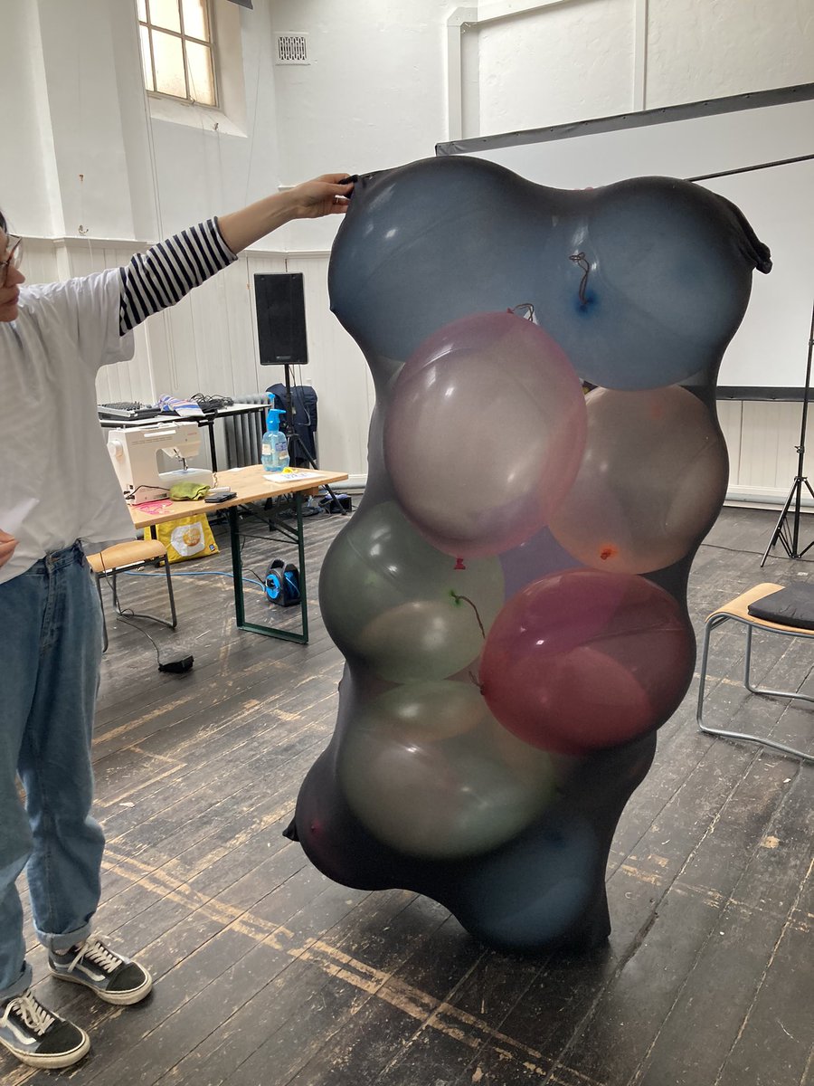 Day 2 at Spill - today we’ve been exploring connections and holding space #BalloonCloud ☁️🫧🎈🪢 #CreativePlay #MakePlay #EarlyYears