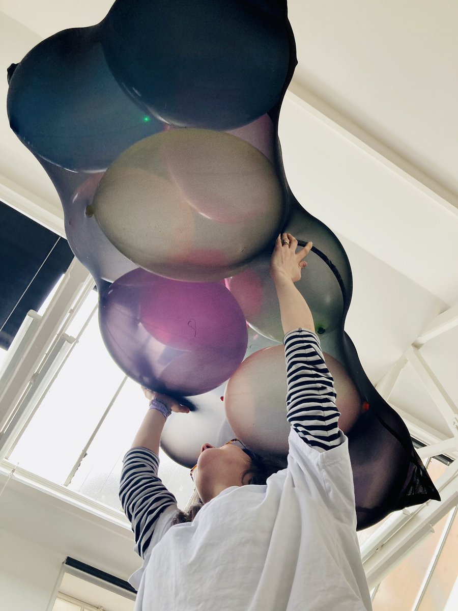 KaraSenseArts's tweet photo. Day 2 at Spill - today we’ve been exploring connections and holding space #BalloonCloud ☁️🫧🎈🪢 #CreativePlay #MakePlay #EarlyYears https://t.co/crVcXyVcY6