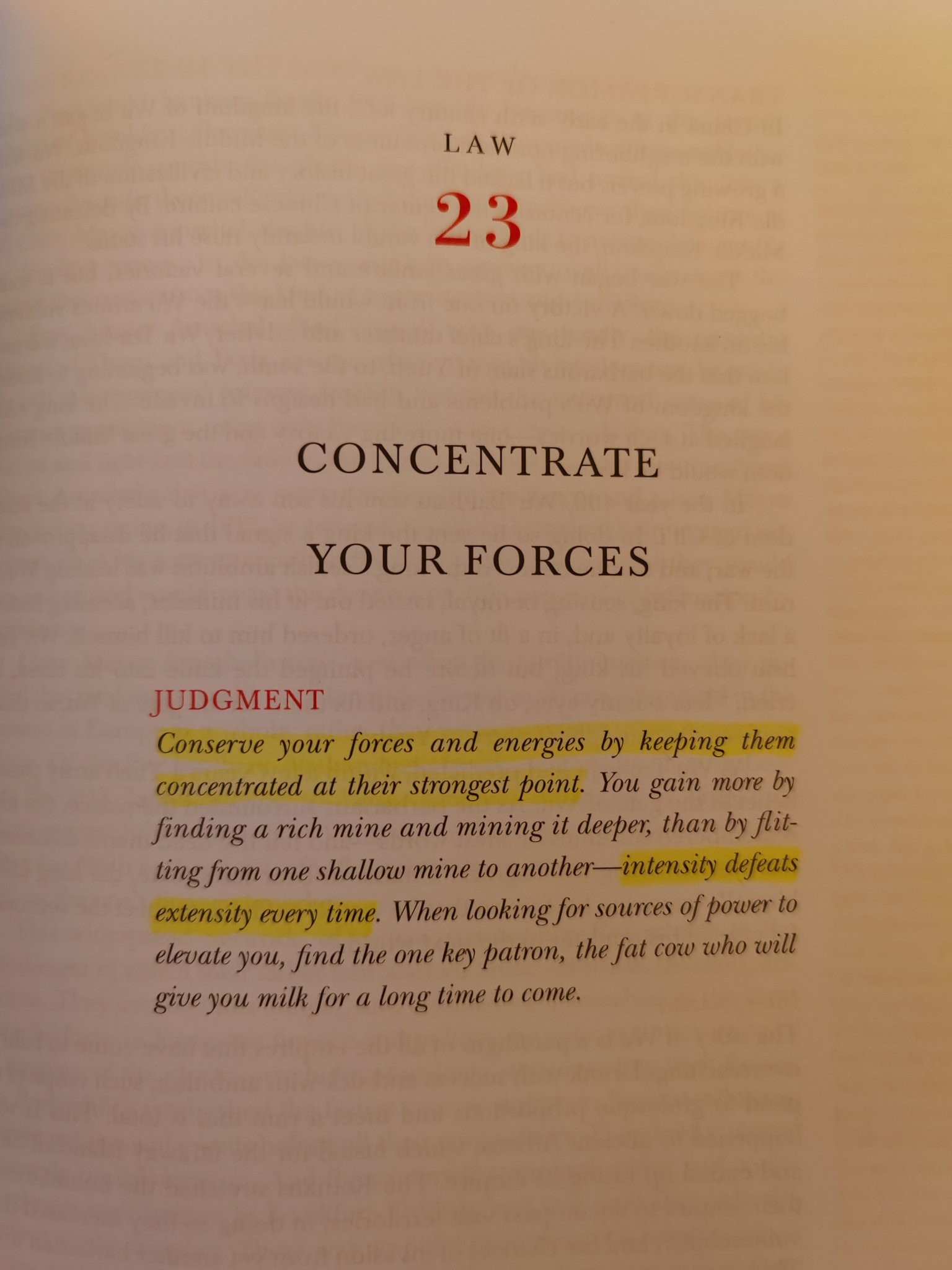 The 48 Laws of Power, Robert Greene, Law 8