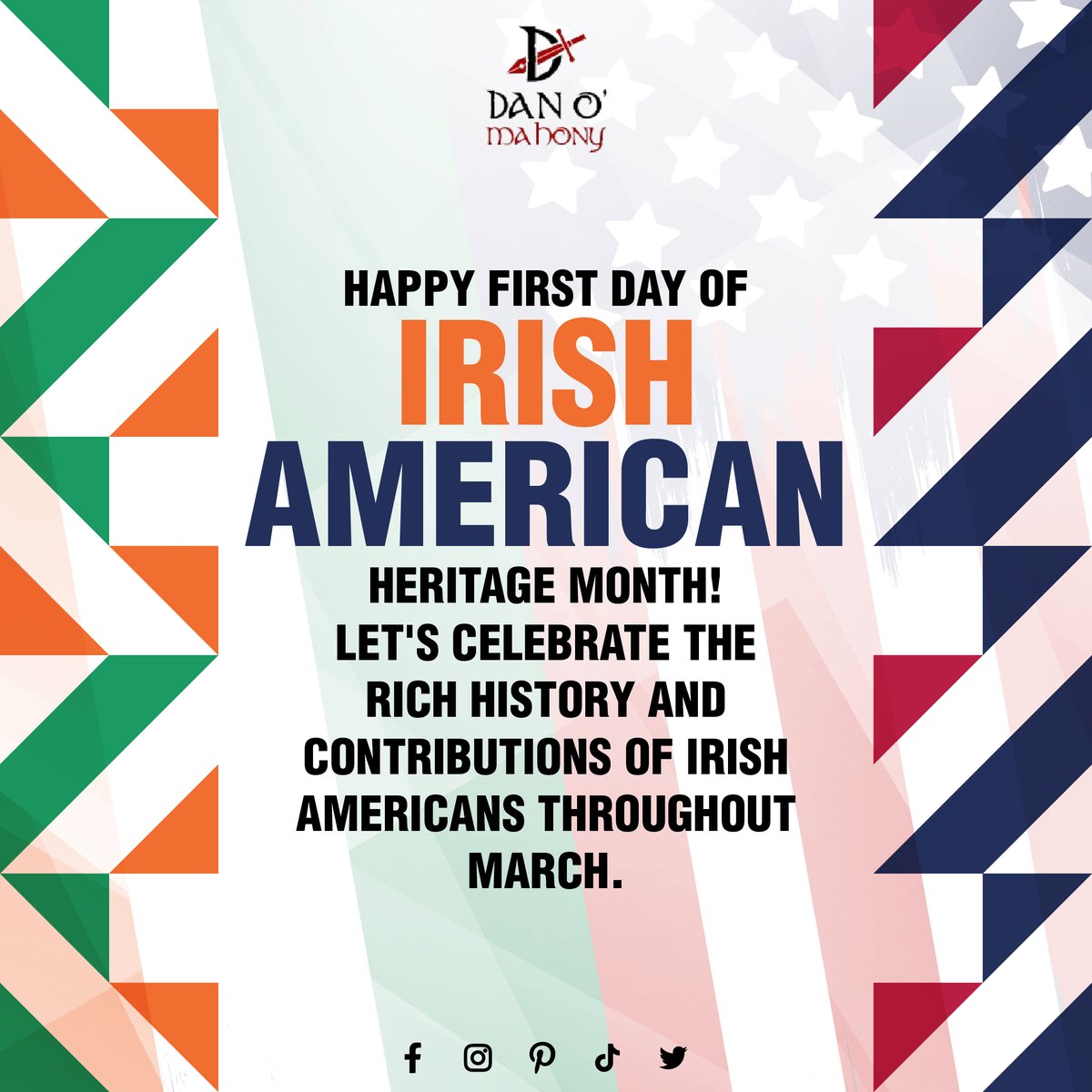 Celebrating the rich history and culture of the Irish-American community during the inaugural Irish American Heritage Month. Sláinte!🍀🇮🇪
#IrishHeritageMonth #IrishCulture #IrishHistory #USHistory #CulturalDiversity #IrishCommunity #IrishPride #CelebratingHeritage #IrishAmericans