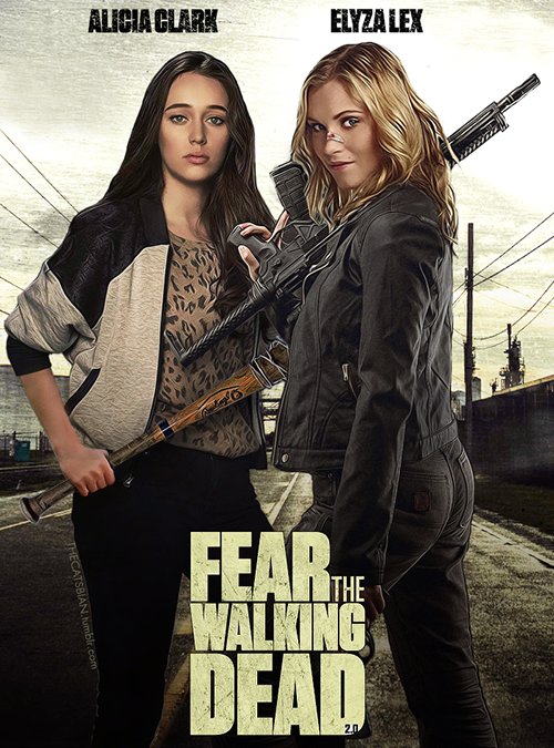 shayaronnie's tweet photo. do yall remember when alycia left the100 to star in fear the walking dead so the fandom collectively made up an entire character called elyza lex played by eliza taylor that will join ftwd universe to be with alicia clark because they were supposed to be the reincarnated clexa? https://t.co/E6PyHu5x8F