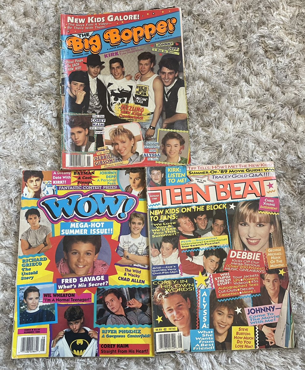wiccangrrl13's tweet image. Check out what I just found in an old box of my stuff #bigbopper #Wow #teenbeat #90sKids #90s