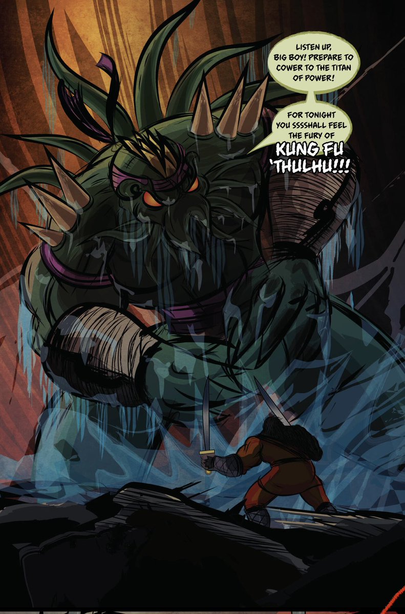 nellAyesaC (@robotseatguitar) on Twitter photo Kung Fu ‘Thulhu from <a href="/BigfootBFKK/">Bigfootknowskarate</a> is a total bastard and a blast to write. @danomyte139 and I knew we had something right away. Will he be back in later issues of Bigfoot Knows Karate? Idk, they say you can’t keep a good Man down. Who knows what they say about a total bastard… Kung Fu ‘Thulhu from <a href="/BigfootBFKK/">Bigfootknowskarate</a> is a total bastard and a blast to write. @danomyte139 and I knew we had something right away. Will he be back in later issues of Bigfoot Knows Karate? Idk, they say you can’t keep a good Man down. Who knows what they say about a total bastard…