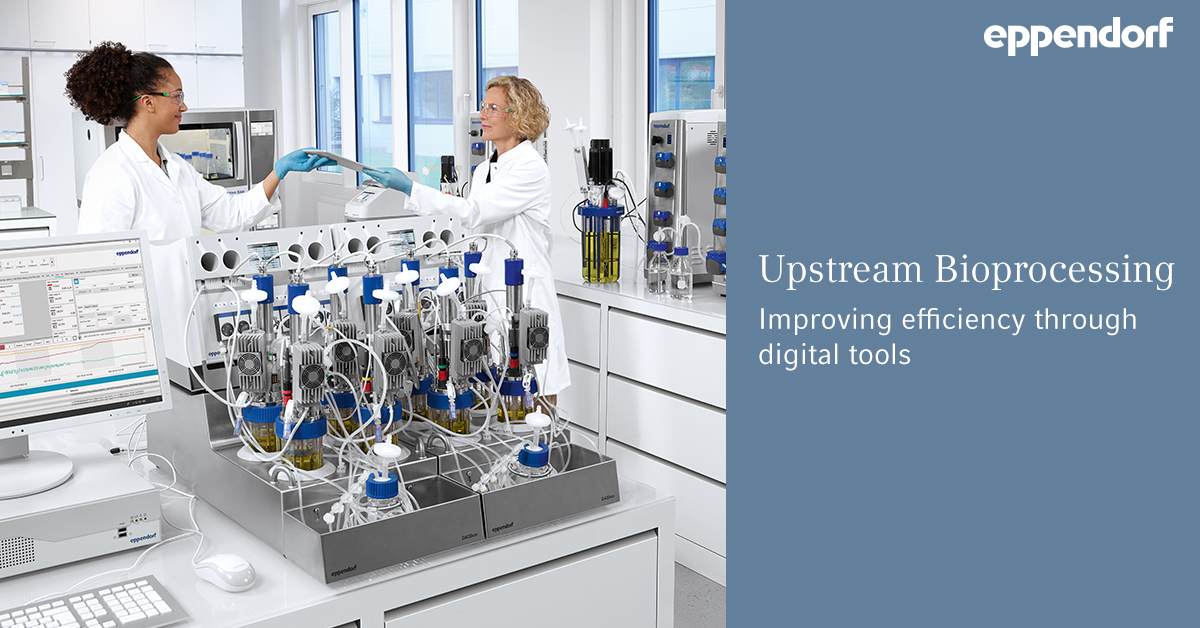Free eBook on Digitalization in Upstream Bioprocessing 
Modeling and statistical methods, digital solutions for equipment maintenance, and cloud-based data handling are just a few applications where digitalization is of benefit. 
eppendorf.group/eoygs7