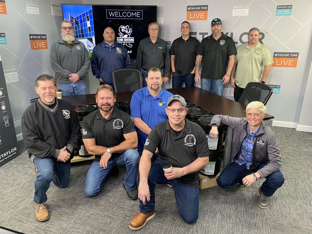 Today on #TaylorTuesday, we welcome the International Union of Painters and Allied Trades (IUPAT) team to tour our Dalton, GA, facilities! Welcome, guys! #WithYouEveryStep #YourVitalAccessory #IUPAT