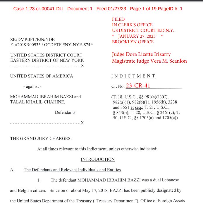 U.S.-designated #Hezbollah financier Mohammad Bazzi was arrested in Romania &amp; faces extradition to U.S. on sanctions evasion charges.  

Who is Bazzi?  It's all here in <a href="/WashInstitute/">Washington Institute</a> interactive map/timeline on #Hezbollah worldwide activities.

This backgrounder 🧵explains  👇