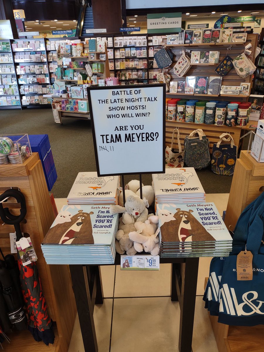 Two stories. Two talk show hosts. Both only $9.99 with your kids purchase. Who will win?

#seriousgoose #imnotscared