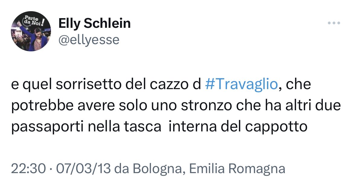 Altri due passaporti <a href="/ellyesse/">Elly Schlein</a>?
Per esempio uno svizzero, uno americano e uno italiano?
#Pd