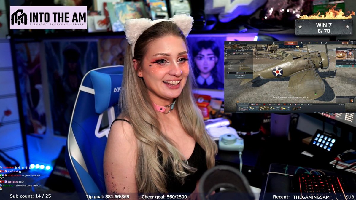 theicetokki's tweet photo. Got 9 people their first 7 wins in @WarThunder yesterday with the aerial battles!

Gona test out the TANKS tomorrow! Who's joining? :D

#warthunder #gamesponsorship #ad #gamead #sponsoredstream https://t.co/IRtZ6d0jA3