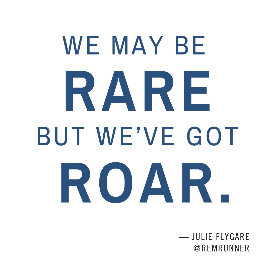 RemRunner's tweet photo. For all those who were told “but that’s so rare, that couldn’t be it.” For all those who kept asking for answers. For all those who educate their doctors about their condition. For all those who advocate for progress. Thank u for all you do. #RareDiseaseDay #RareDiseaseDay2023 https://t.co/qU1PXsRJCF