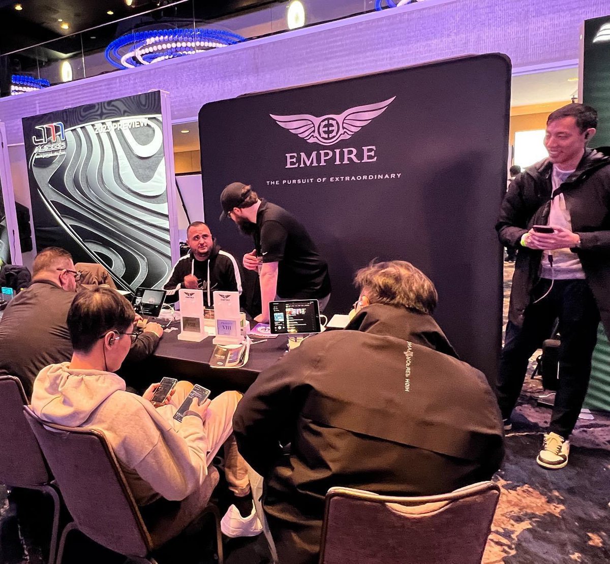 High fives and good vibes all around! 🙌🎉 Our team crushed it at the CanJam NYC show💥 A huge thank you to everyone who stopped by our booth and helped make this event a success! 🤝 Stay tuned for more exciting updates as we continue to shape the future of the IEM industry 🔥