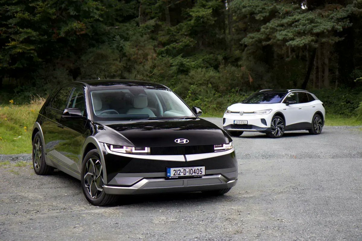 CompleteCar.ie on Twitter "TWIN TEST The Hyundai Ioniq 5 and Volkswagen ID.4 are rivals for