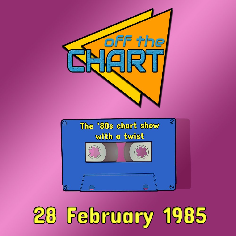 OffTheChartShow's tweet photo. Here we go! Two hours of hits, headlines and hysteria from this day in 1985 - it's the 350th #OffTheChart! Join us on #NoiseboxRadio using their Alexa skill, myTuner Radio, Radioline, your internet radio or https://t.co/9zraGQdcyS https://t.co/R51bP1VSYD