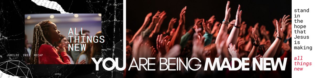 Jubilee 2023 may be over, but God is still moving. Jesus is making all things 🆕 and he's inviting you to join Him in this restoration every single day!

Don't let Jubilee stay at Jubilee. Make Christ's restoration a reality on your campus. Go in peace to love and serve the Lord!