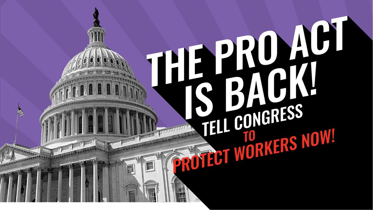 FACT: 71% of Americans support #unions and millions of Americans would join a union today if they could. 

But our labor laws are broken and CEOs violate workers' rights with no real consequences. It's time for Congress to fix this and #PassthePROAct. #1u