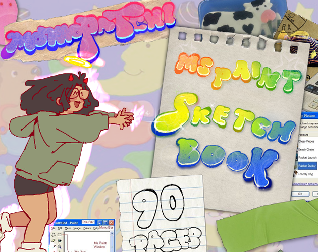momopatchi's tweet photo. MSPAINT SKETCHBOOK now available 👼🏾
digital copy below 👇🏾 https://t.co/R0ACvD3Syn