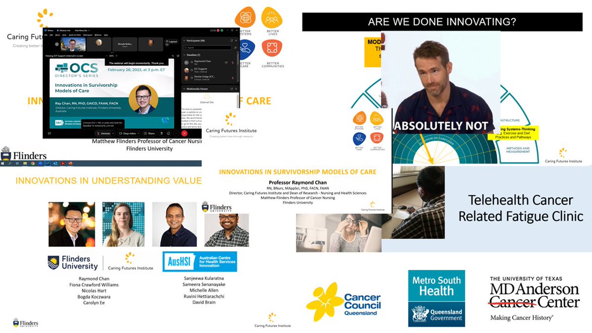rayychan's tweet photo. My honour to start my day with speaking
@NCICancerSurv Director's Series:
"Innovations in #Survivorship Models of Care"
@DrTonorezos @ShelMollica #survonc @andi_seyi @RiaJoseph16 @Fiona_CW1 @matt_wallen_PhD @DrNicolasHart @supponc @AusHSI @FlindersCFI #CFIproud #CFIimpact https://t.co/ScaYjiqiGP