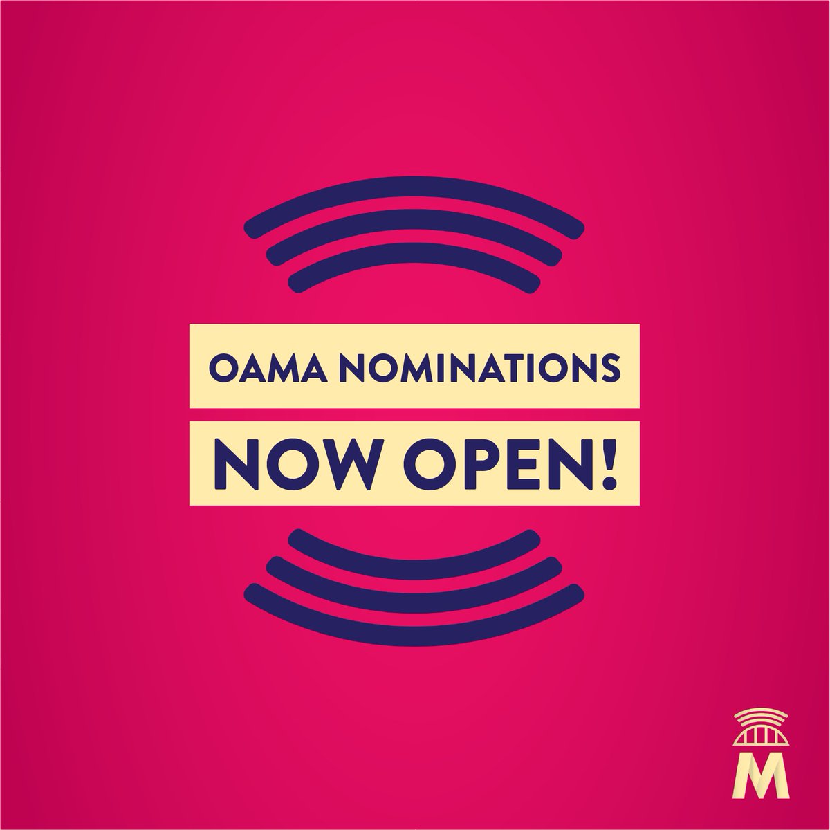 MediaPittsburgh's tweet photo. Nominations for the 34th annual OAMAs are now open! Know an outstanding media professional dedicated to the field? Nominate them for an award in one of 7 categories before March 10th. Submit your nominations here: https://t.co/Aax33JSczi https://t.co/w42CvP7qie