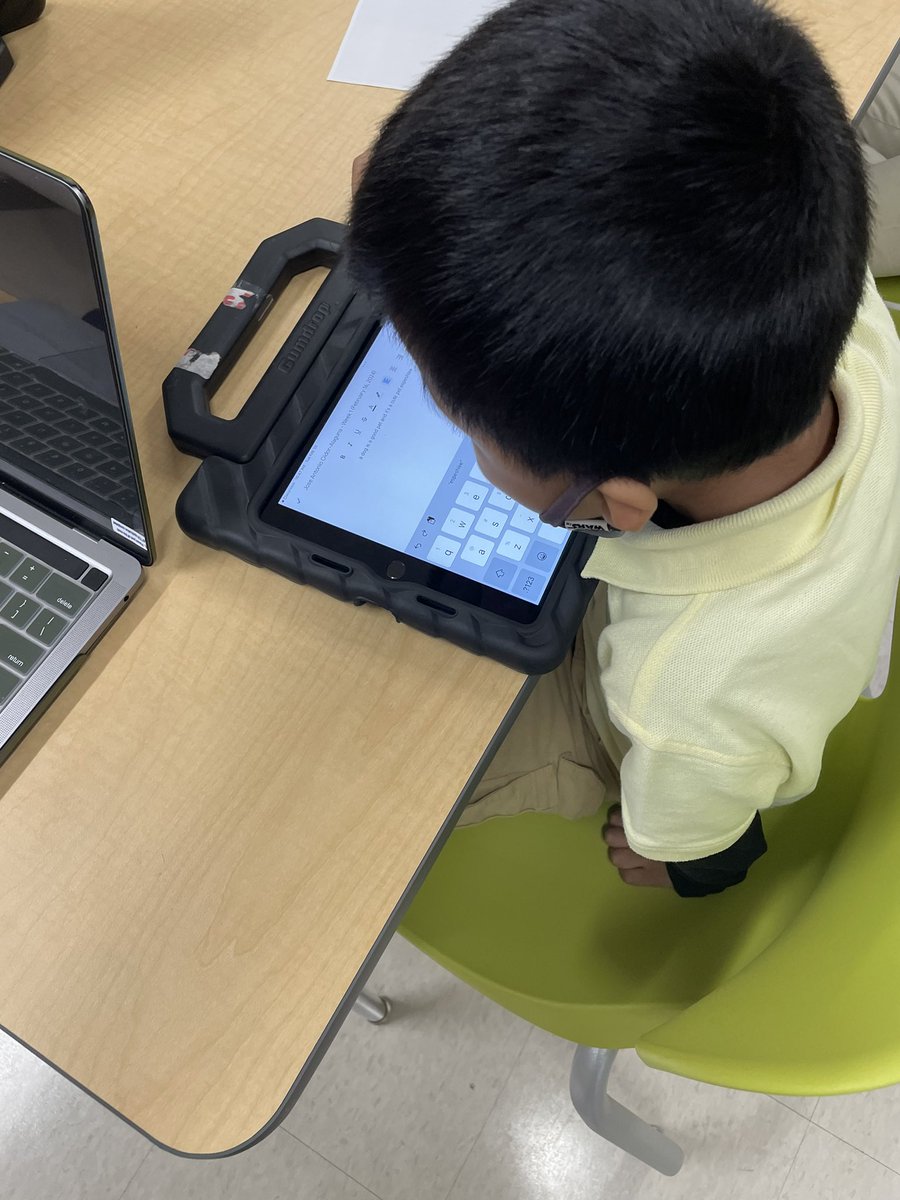 apsitwilson's tweet photo. Kindergarten and PreK authors @APSHumphriesES create @GoogleForEdu rough draft @APSITMelissa https://t.co/dwXy4tpHjZ