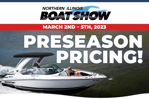 ILBoatShowSale's tweet image. Get show-only specials at the annual Northern Illinois Boat Show

See 60+ brands on display from 30+ local dealers featuring a huge selection of new &amp;amp; used boats, trailers, parts, accessories, &amp;amp; marine services!

#boatshow2023 #boatsale #boatsales #boatingseason #preseasonsale