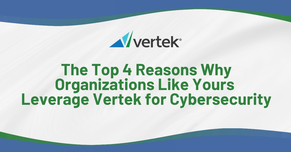 At Vertek, we provide visibility into threats, detection, prevention, and response activities like no other provider. Learn why businesses like yours continue to leverage Vertek for cybersecurity: fal.cn/3wdmk
#Cybersecurity #CybersecurityAwareness