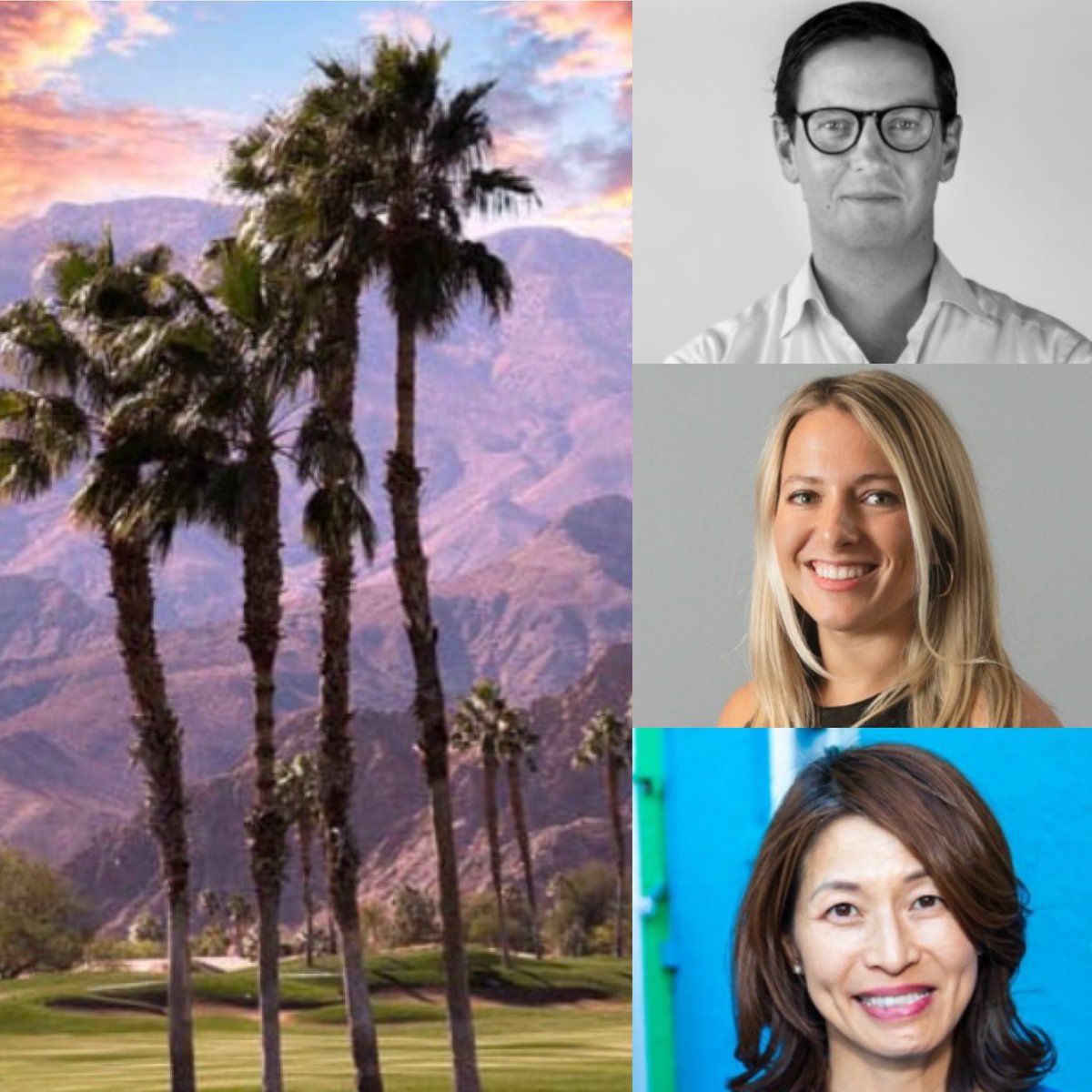 Some of our favorite #VCs and past guest speakers in Palm Spring! Investing In The Next Big Thing: How VC’s View Today’s Retail Landscape
Brian Lange - Host, Future #Commerce, Matthew Nichols - <a href="/CommerceVC/">Commerce Ventures</a> <a href="/clairesays/">Claire Chang</a> Chang - <a href="/igniteXL/">igniteXL Ventures</a> 
Brooke Kiley - VMG 
etailwest.wbresearch.com/agenda/agenda-…